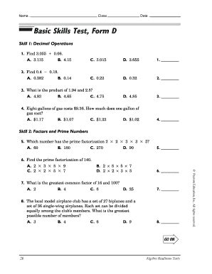 basic math test for dealers|Free Math Basics Practice Test (2024) .